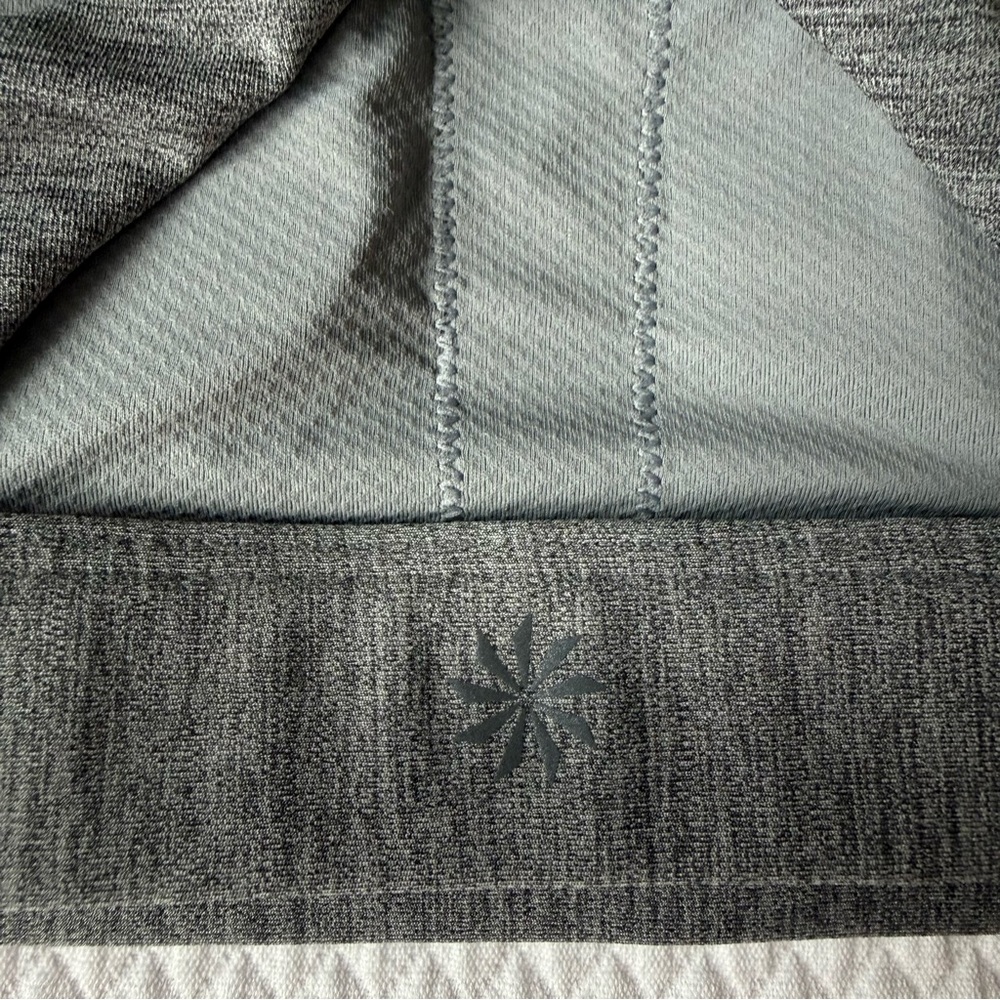 Athleta Women’s Ultimate Bra A-C Racerback Sports Heathered Gray  Size XS - Picture 4 of 8